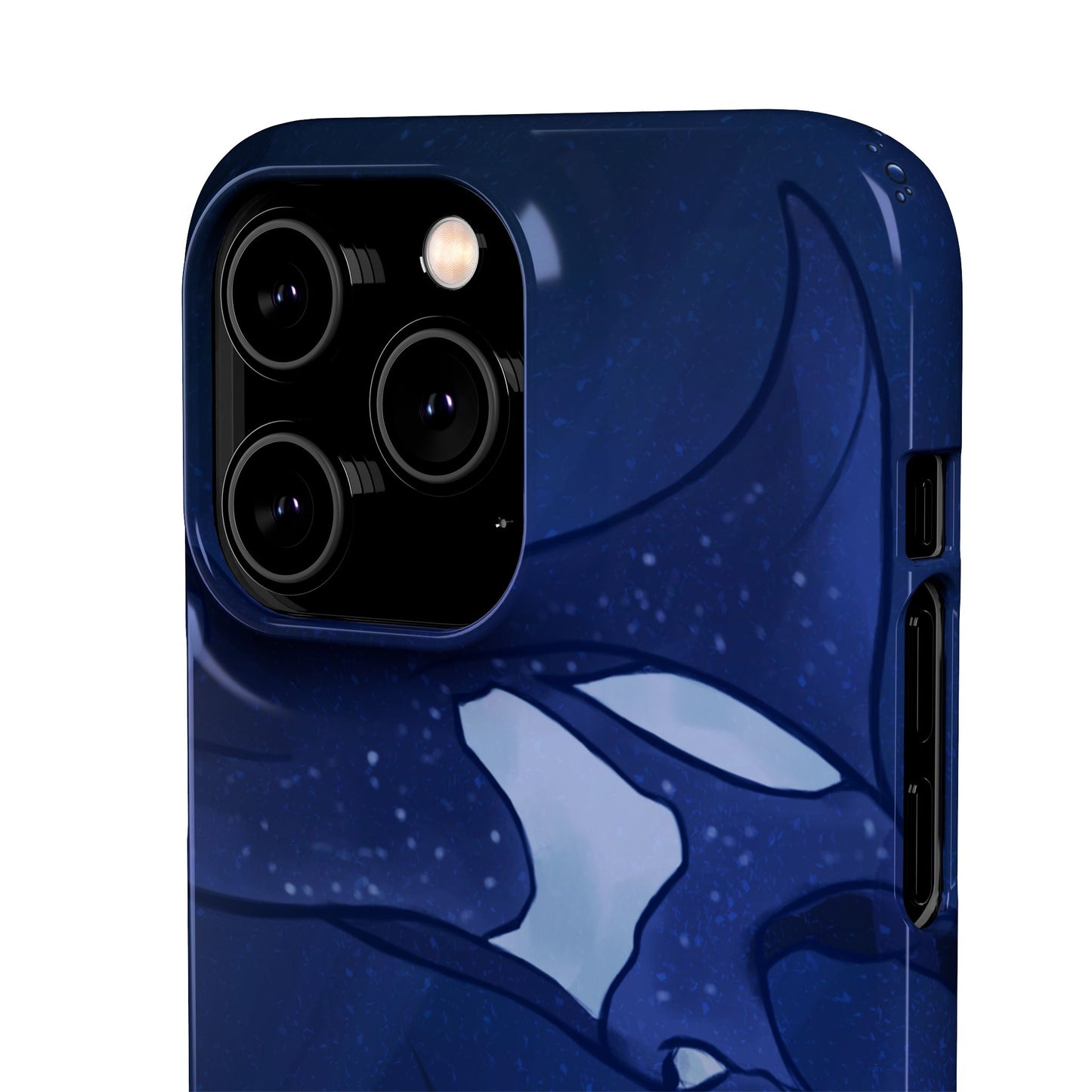 Ocean-Inspired Snap Case | Vibrant Manta Ray design