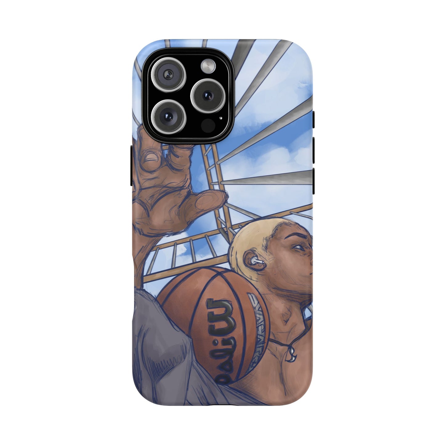 "Courtside Vibes" - natis_art_