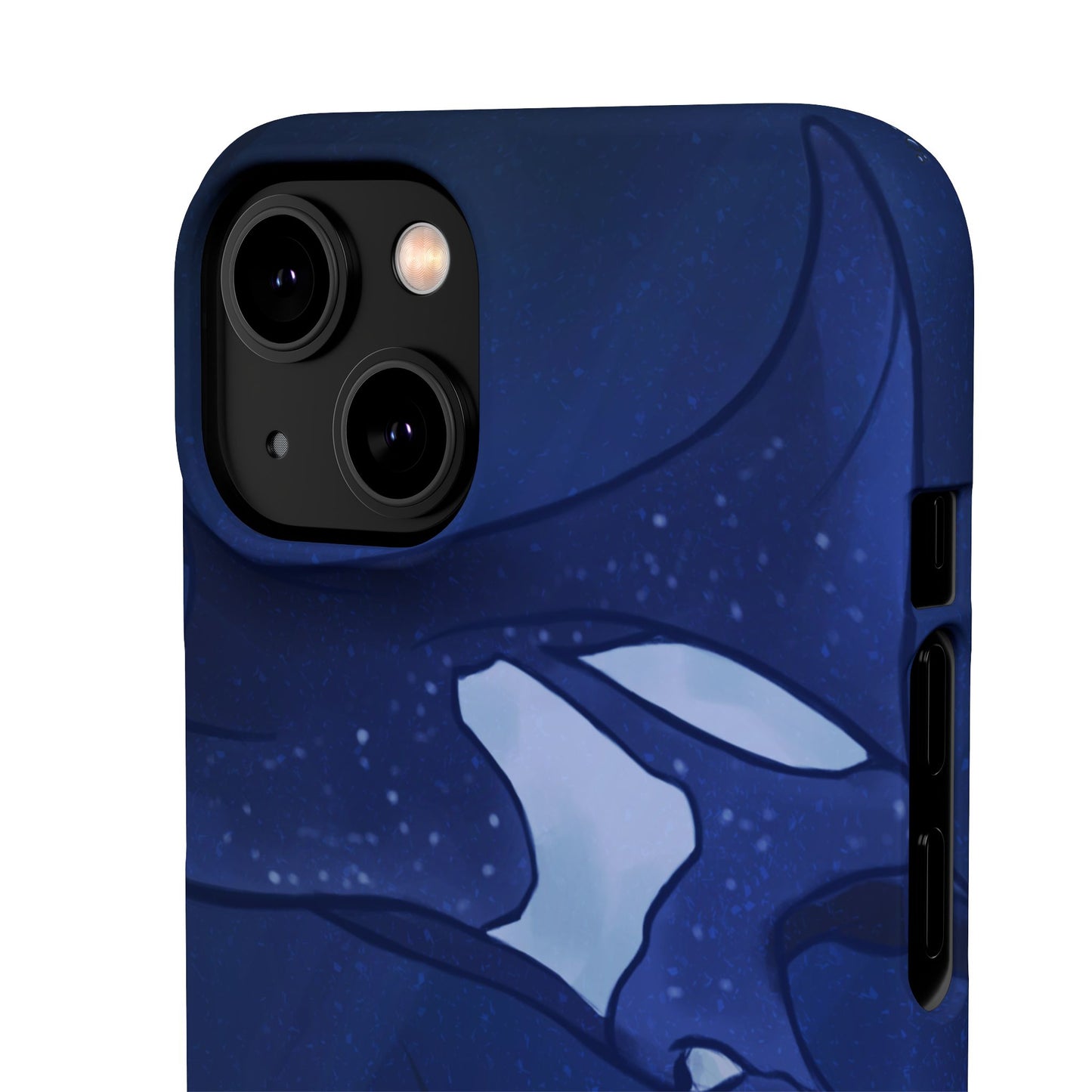 Ocean-Inspired Snap Case | Vibrant Manta Ray design