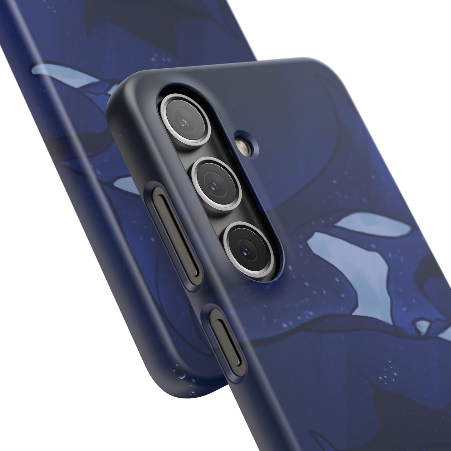 Ocean-Inspired Snap Case | Vibrant Manta Ray design