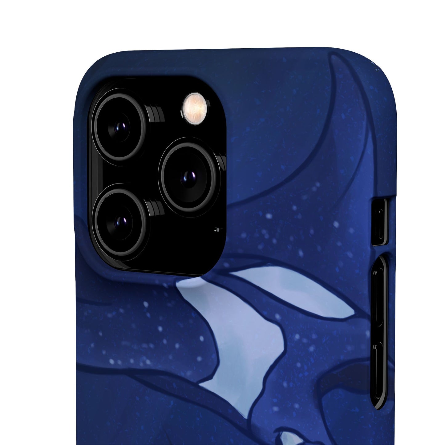 Ocean-Inspired Snap Case | Vibrant Manta Ray design
