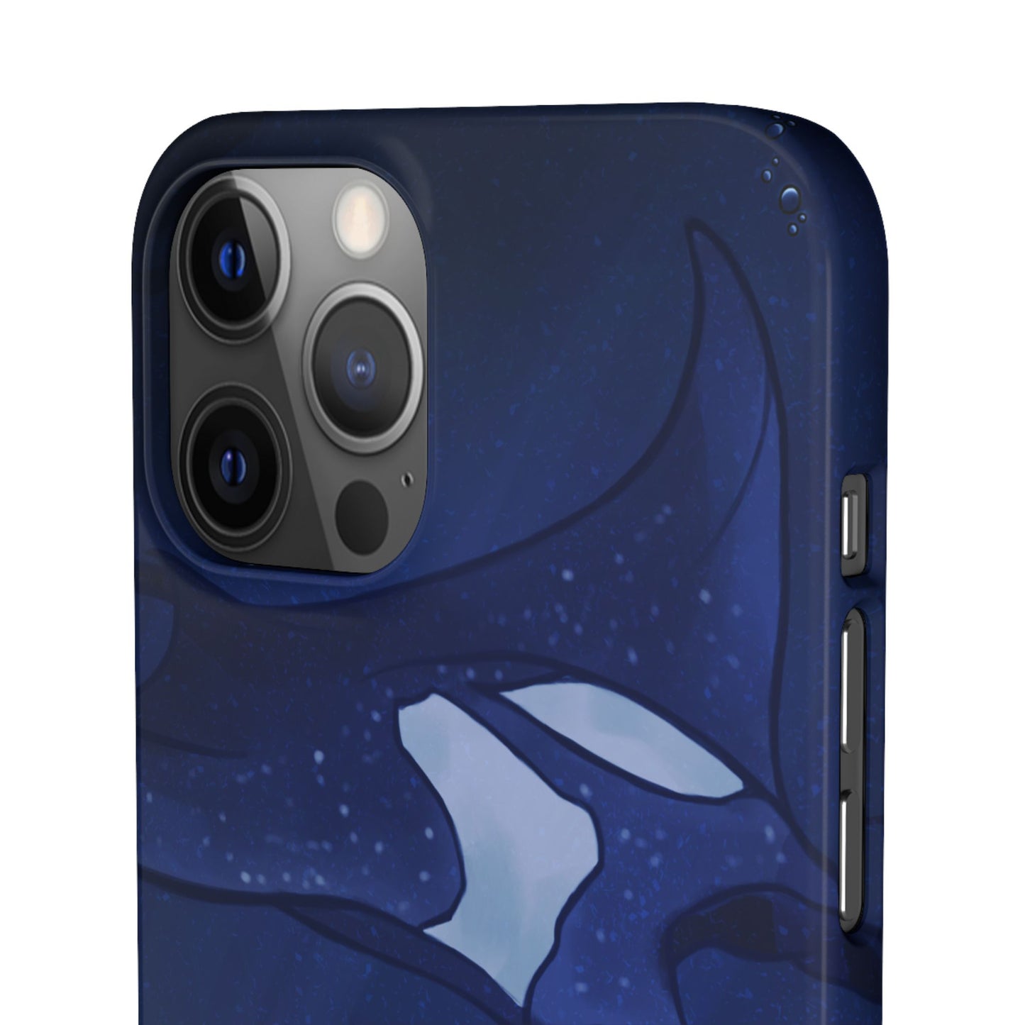 Ocean-Inspired Snap Case | Vibrant Manta Ray design