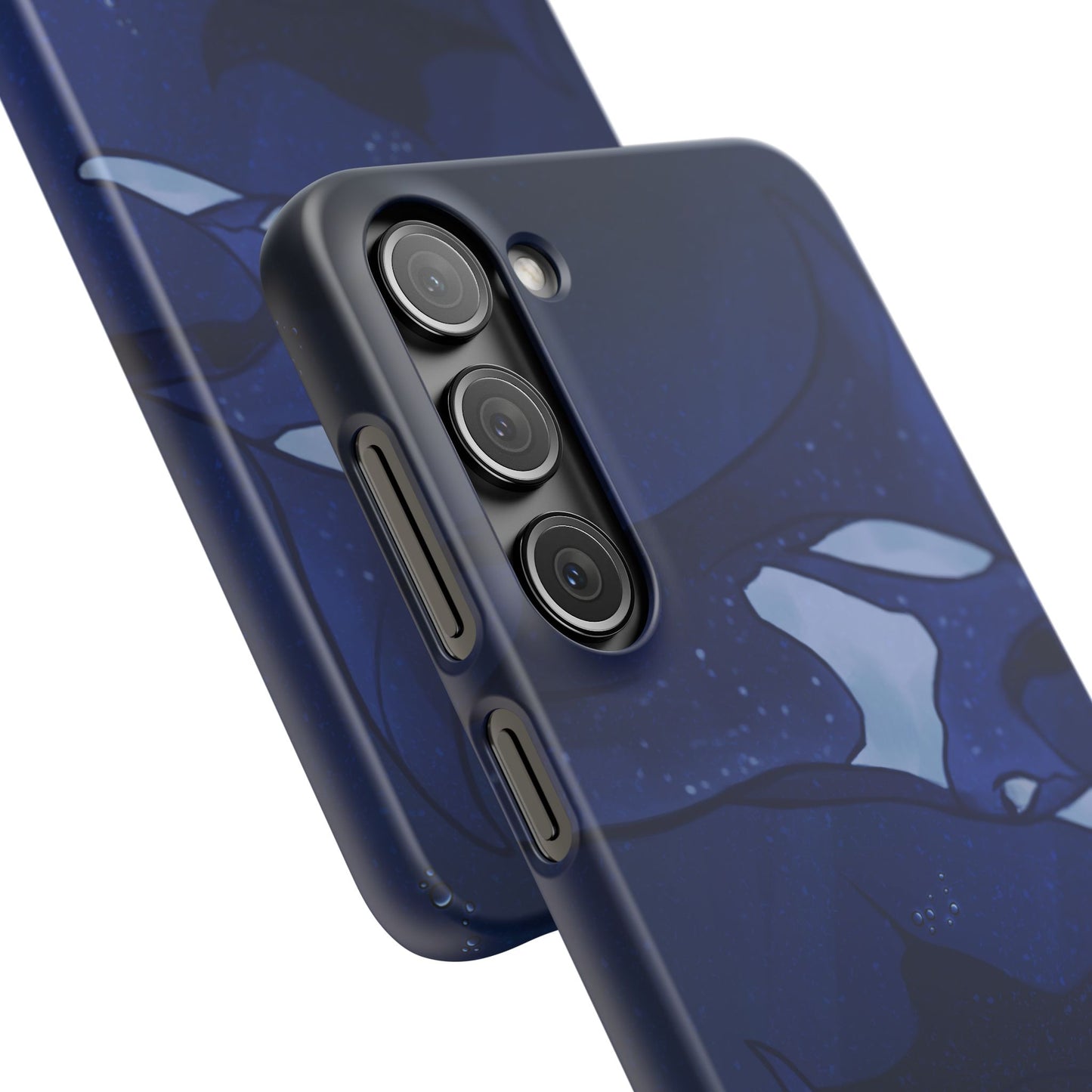 Ocean-Inspired Snap Case | Vibrant Manta Ray design