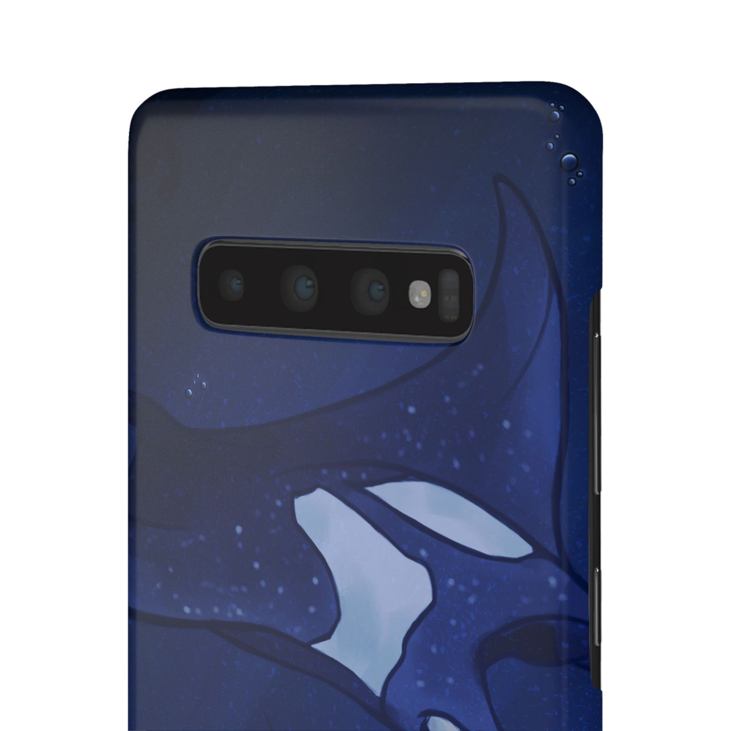 Ocean-Inspired Snap Case | Vibrant Manta Ray design