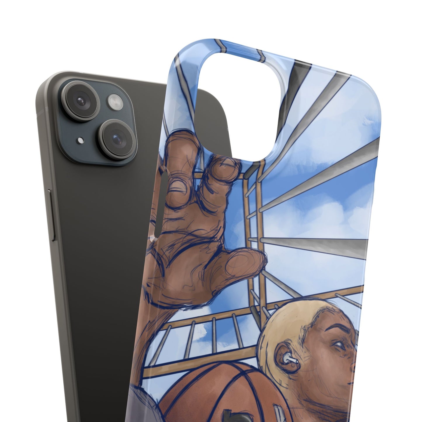 "Courtside Vibes" - natis_art_