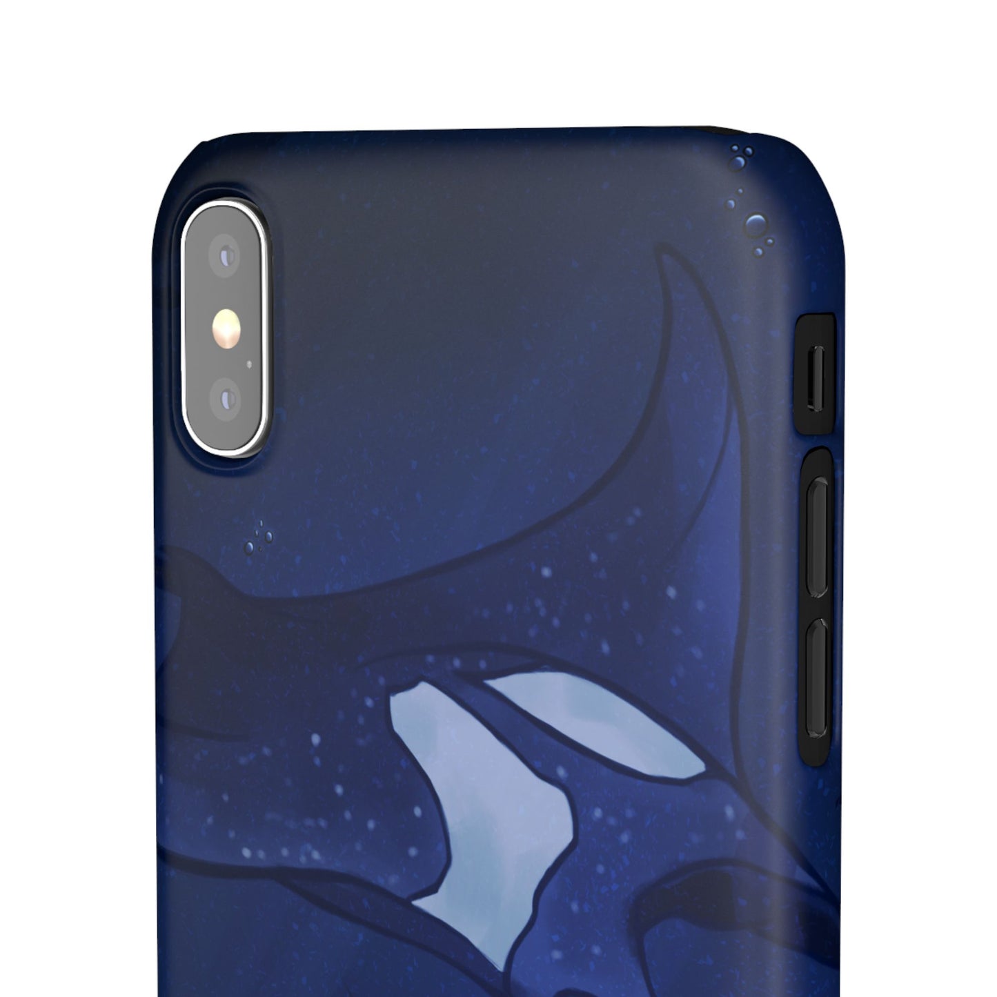 Ocean-Inspired Snap Case | Vibrant Manta Ray design
