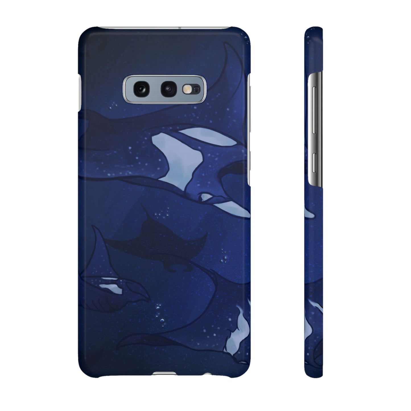 Ocean-Inspired Snap Case | Vibrant Manta Ray design