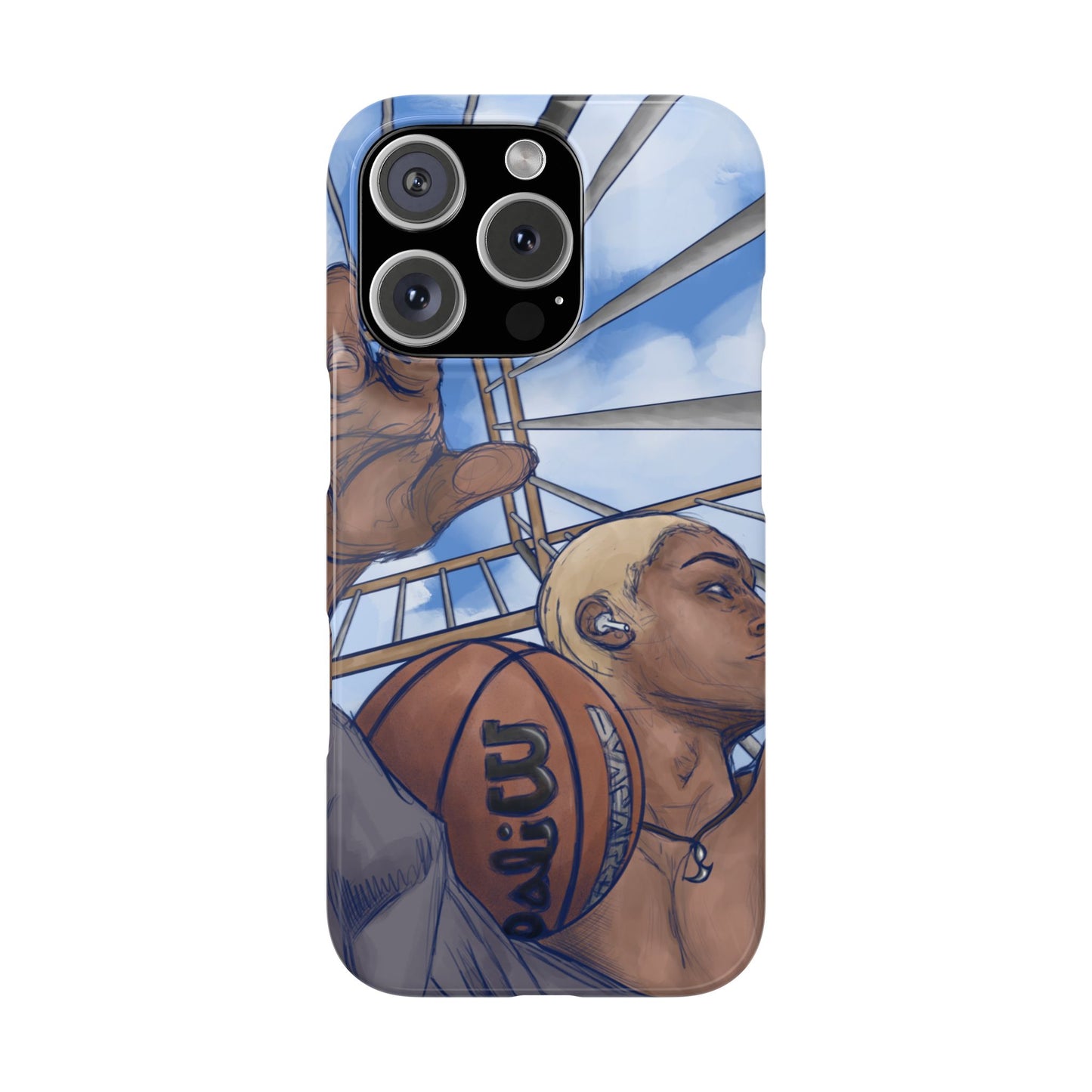 "Courtside Vibes" - natis_art_