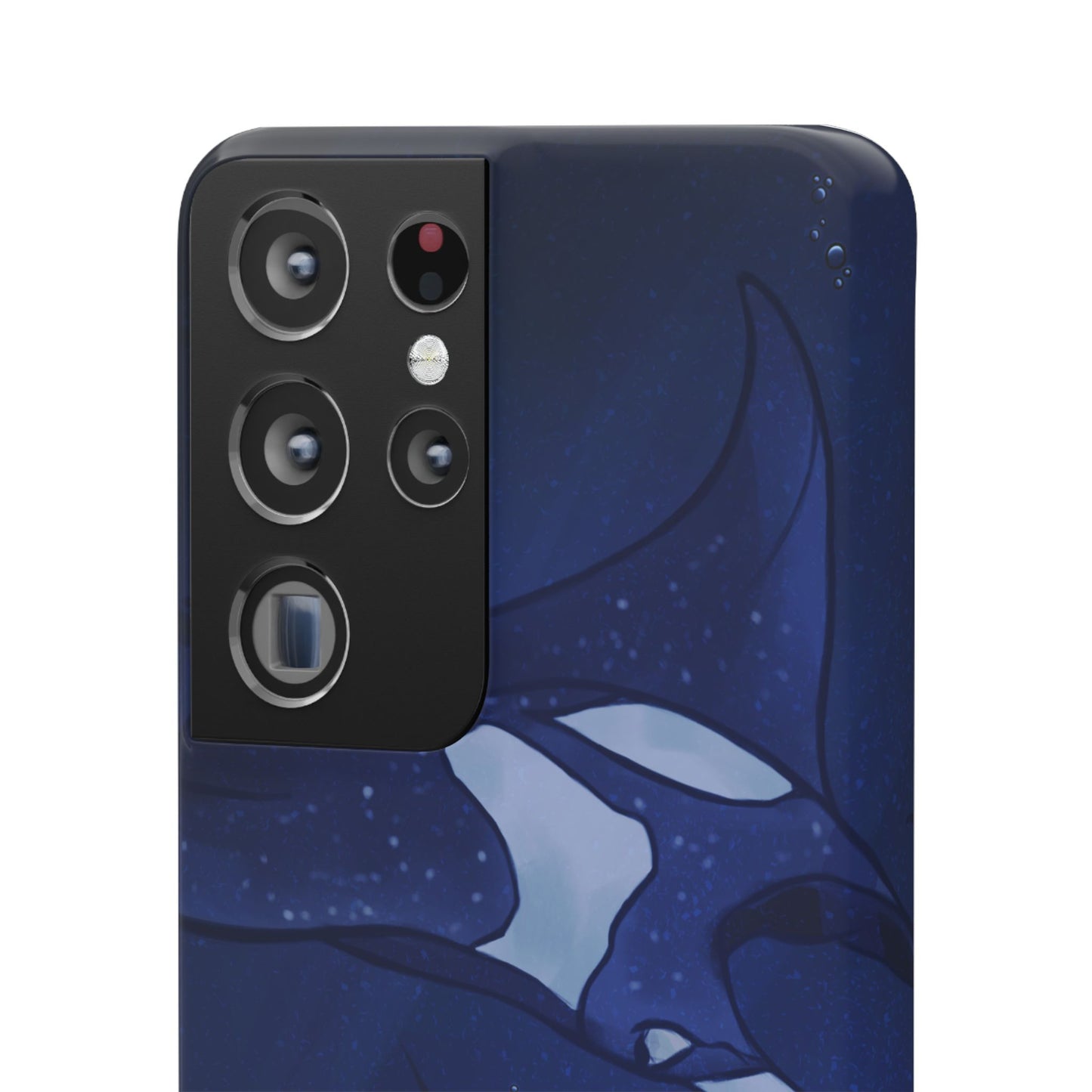 Ocean-Inspired Snap Case | Vibrant Manta Ray design