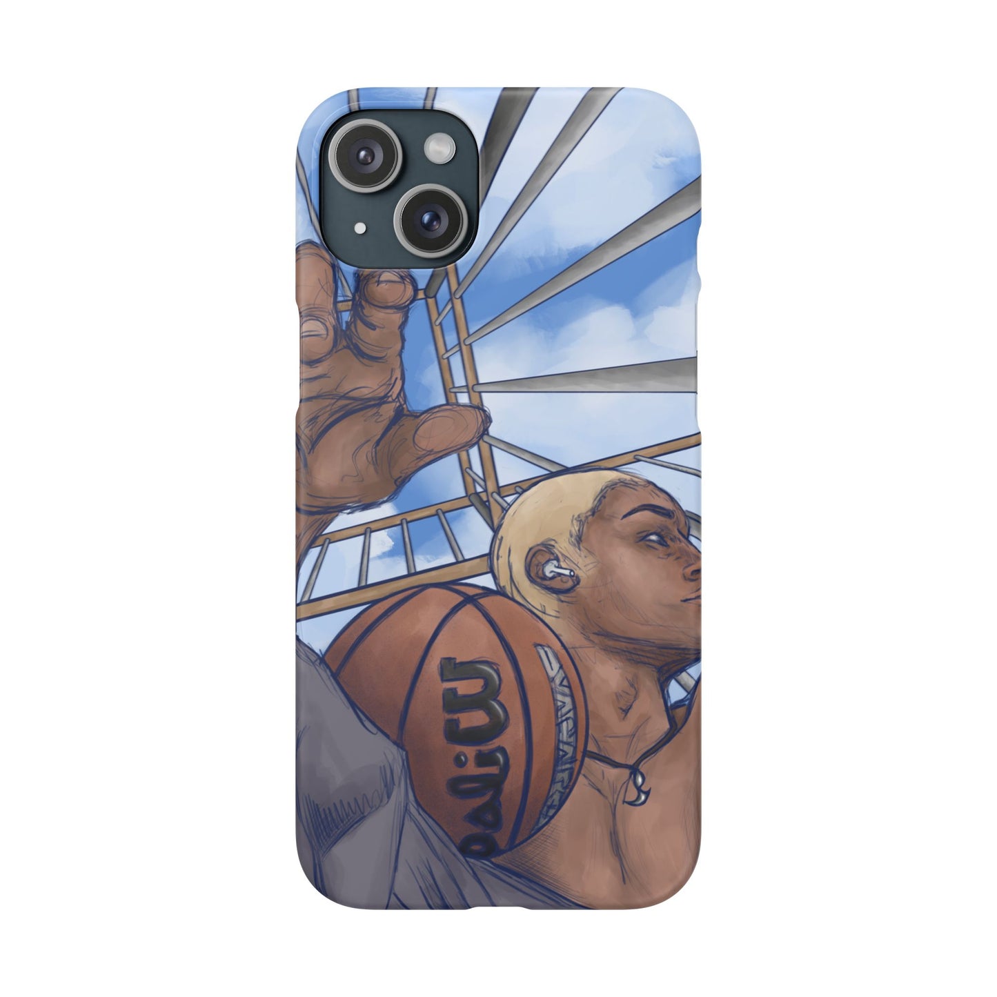 "Courtside Vibes" - natis_art_