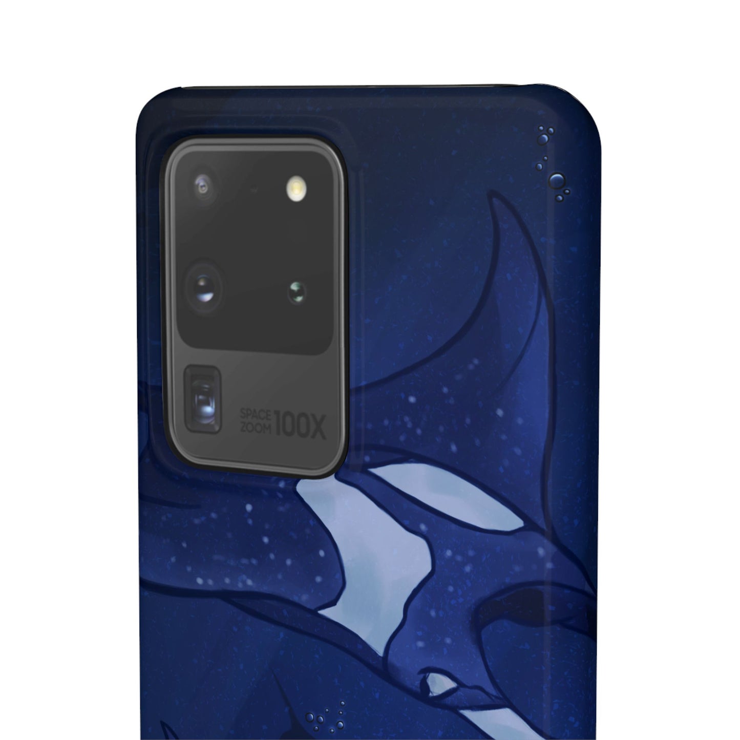 Ocean-Inspired Snap Case | Vibrant Manta Ray design