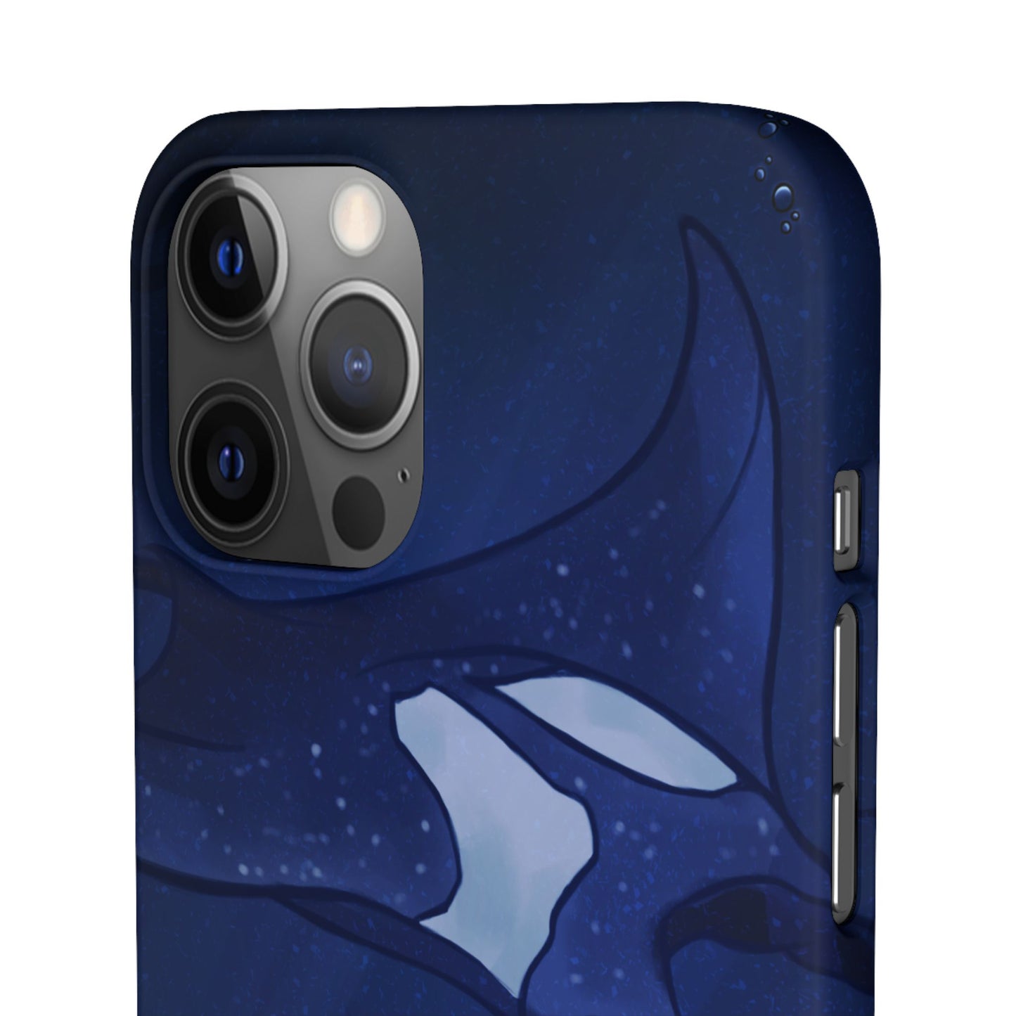 Ocean-Inspired Snap Case | Vibrant Manta Ray design