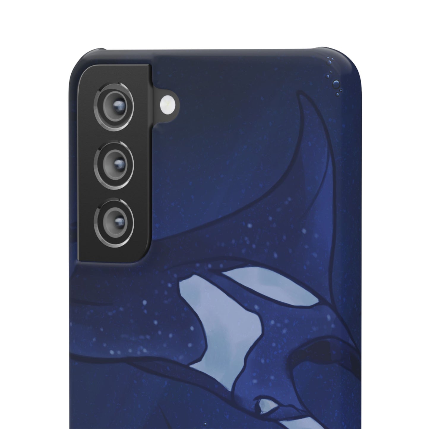 Ocean-Inspired Snap Case | Vibrant Manta Ray design