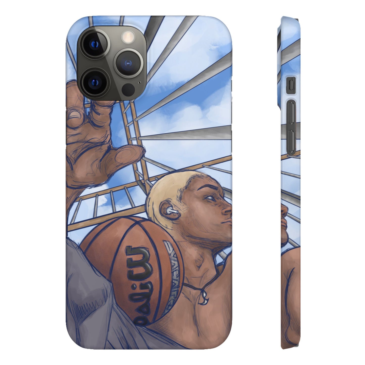 "Courtside Vibes" - natis_art_