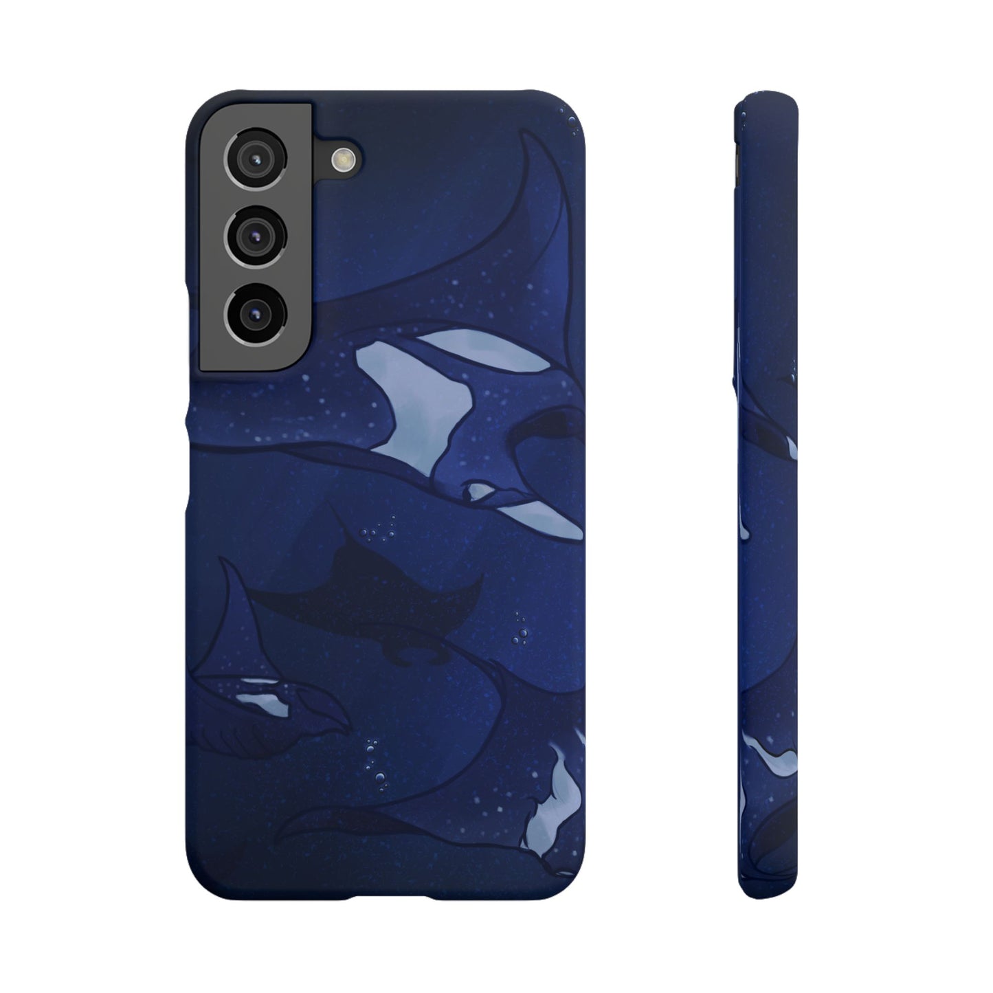 Ocean-Inspired Snap Case | Vibrant Manta Ray design