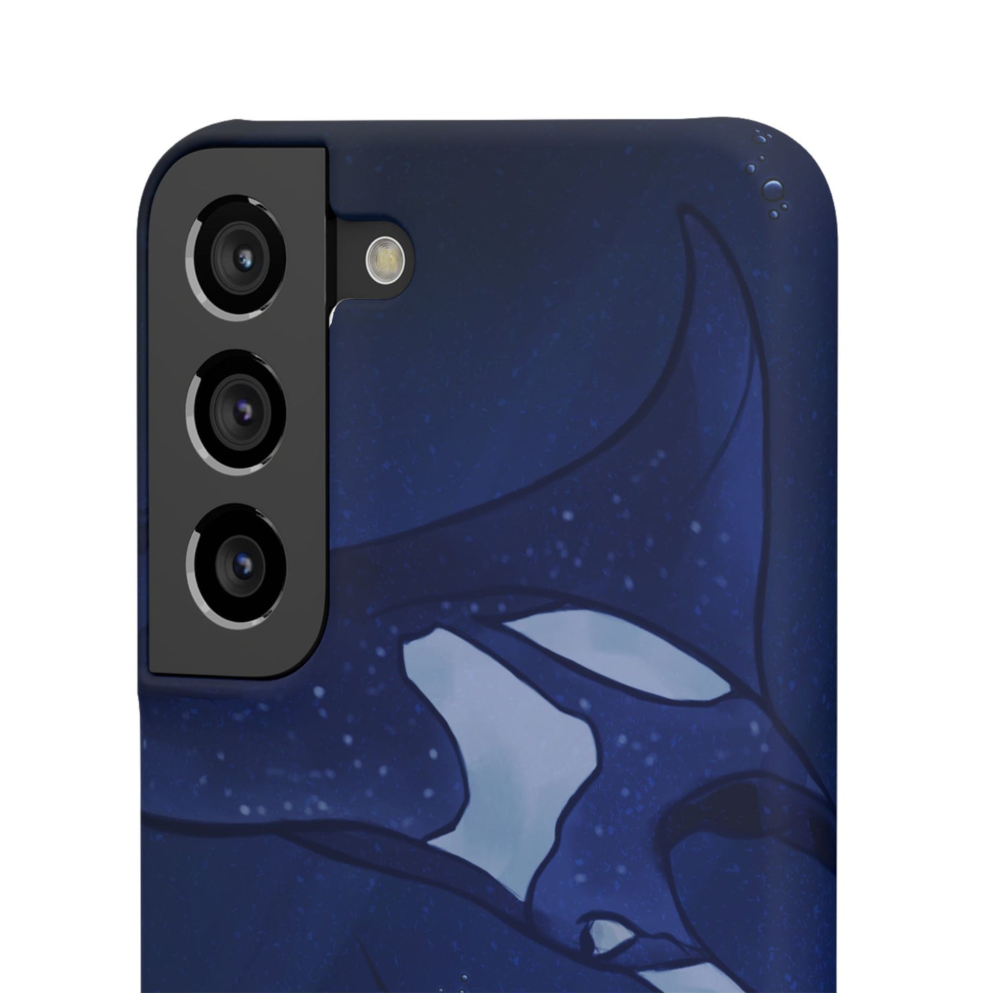 Ocean-Inspired Snap Case | Vibrant Manta Ray design