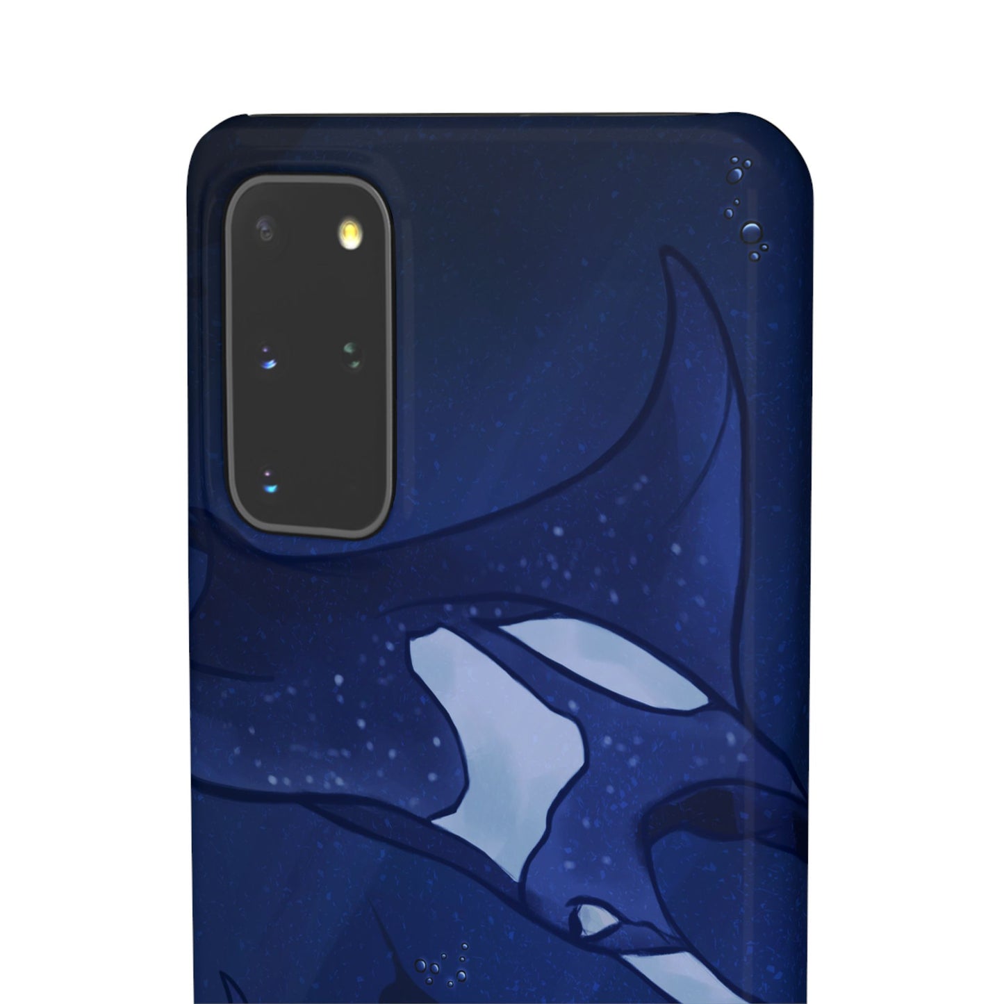 Ocean-Inspired Snap Case | Vibrant Manta Ray design