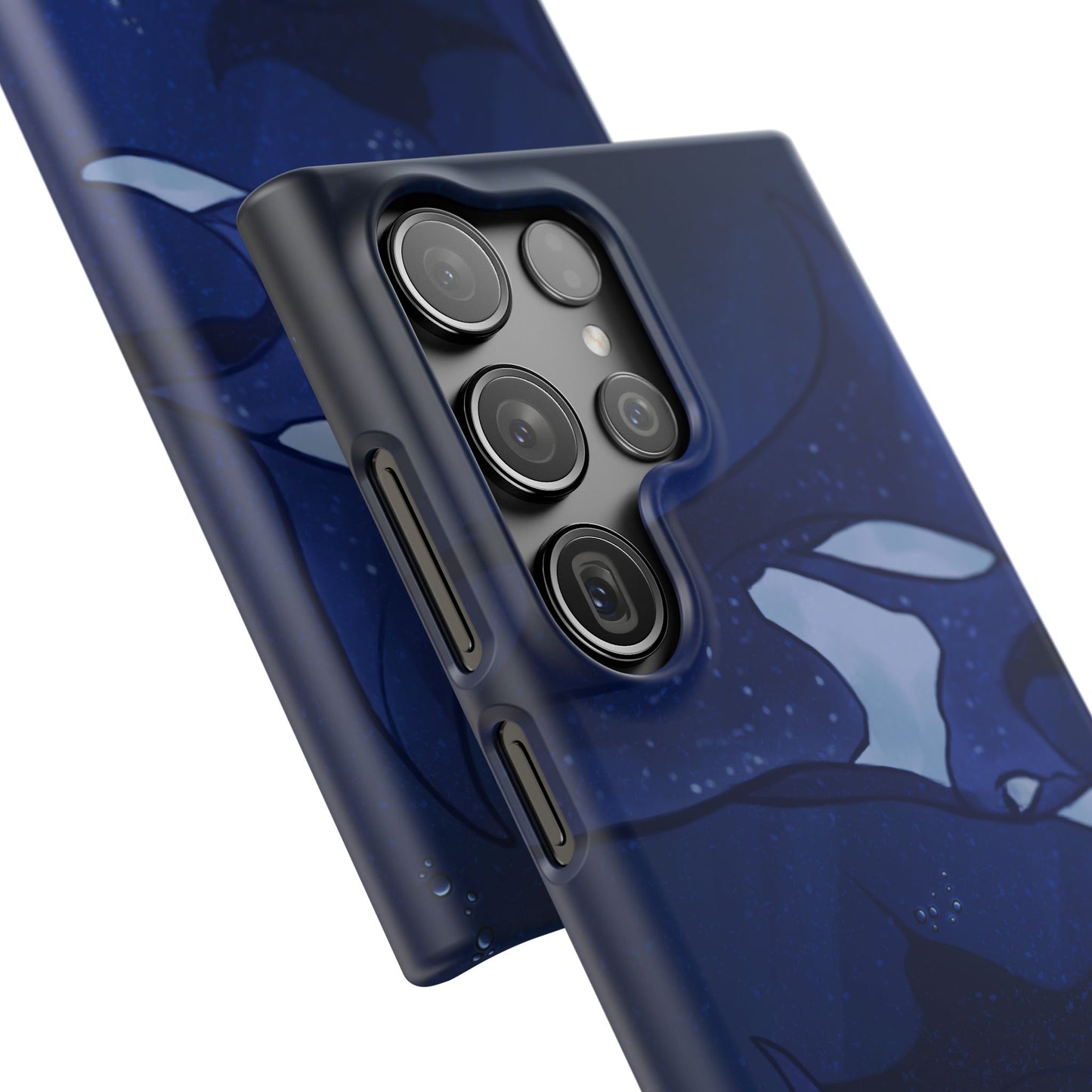Ocean-Inspired Snap Case | Vibrant Manta Ray design