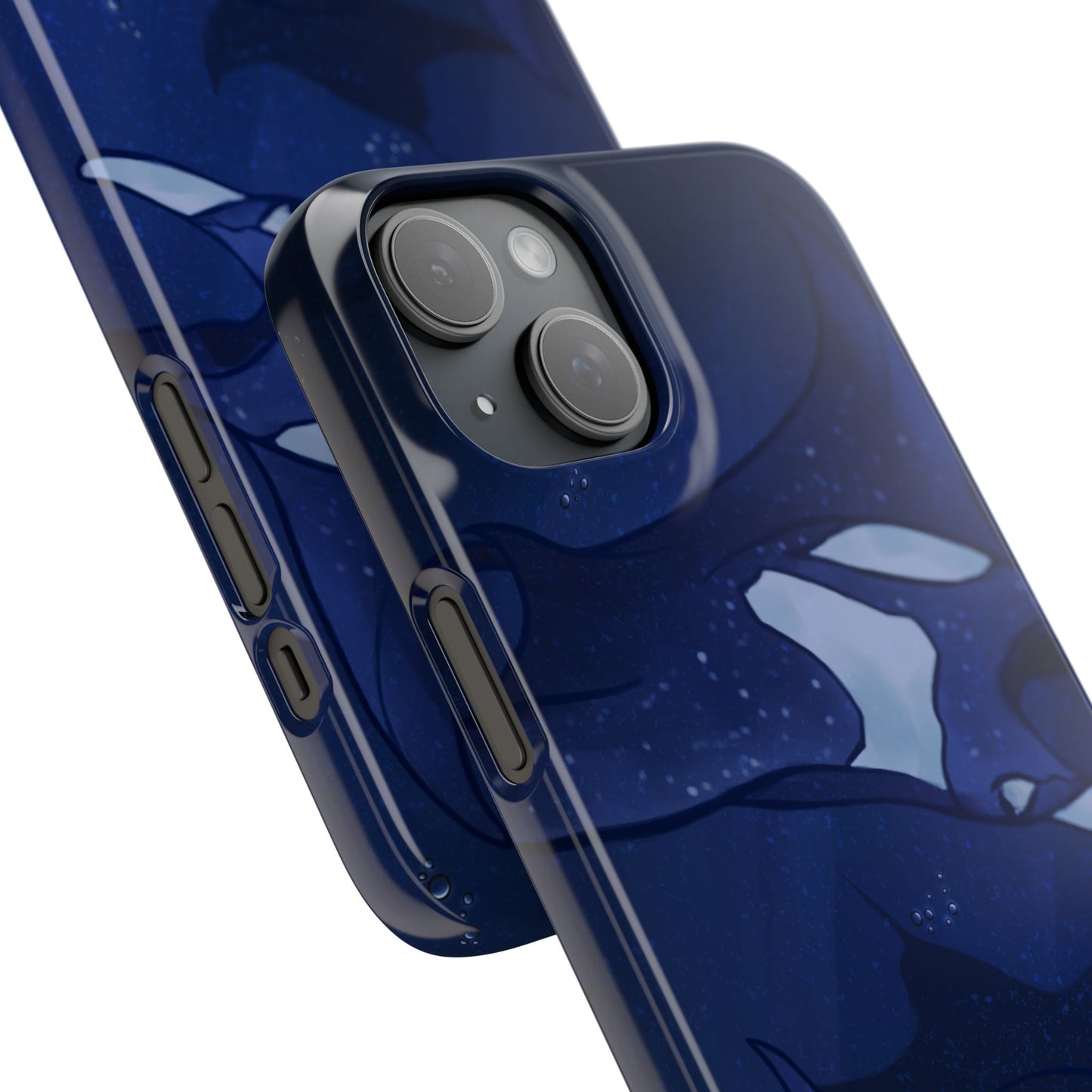 Ocean-Inspired Snap Case | Vibrant Manta Ray design