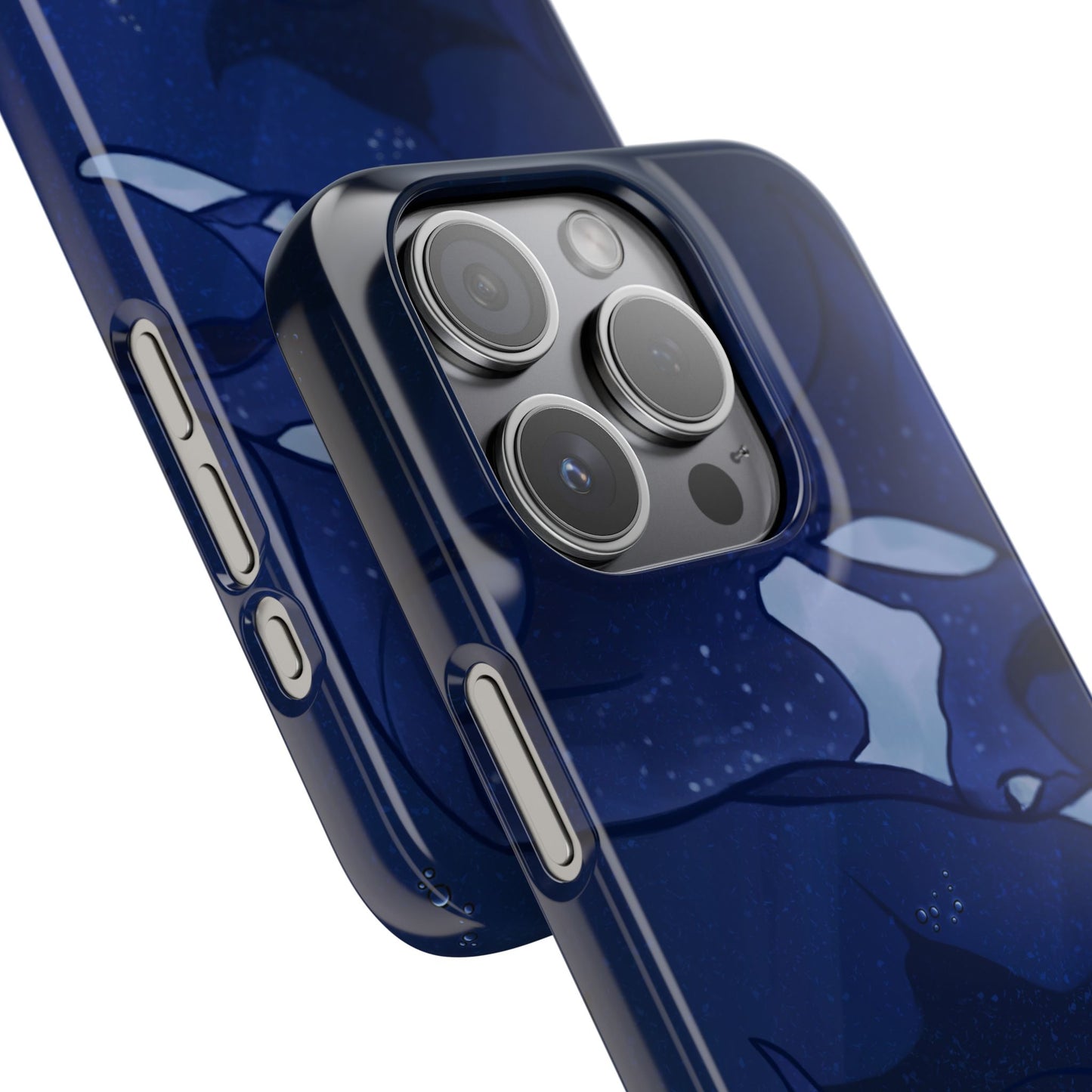 Ocean-Inspired Snap Case | Vibrant Manta Ray design