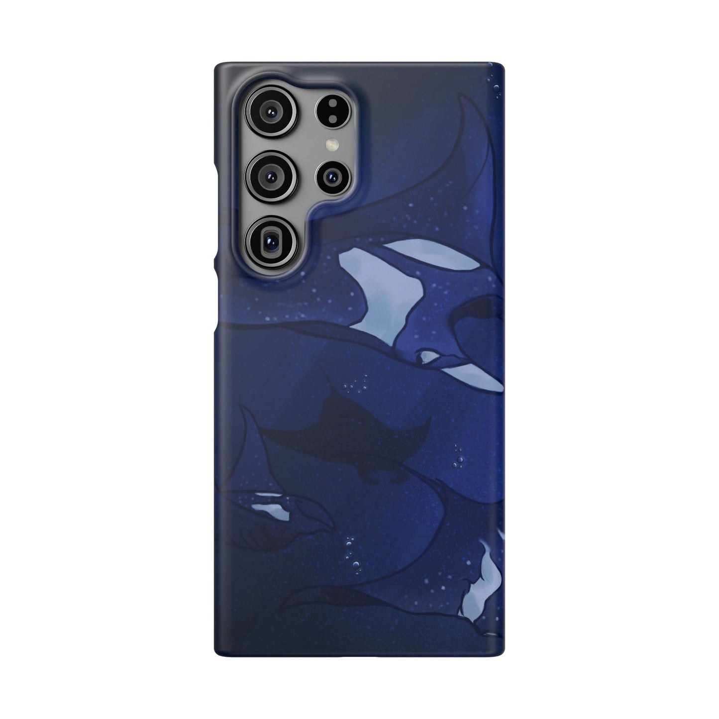 Ocean-Inspired Snap Case | Vibrant Manta Ray design