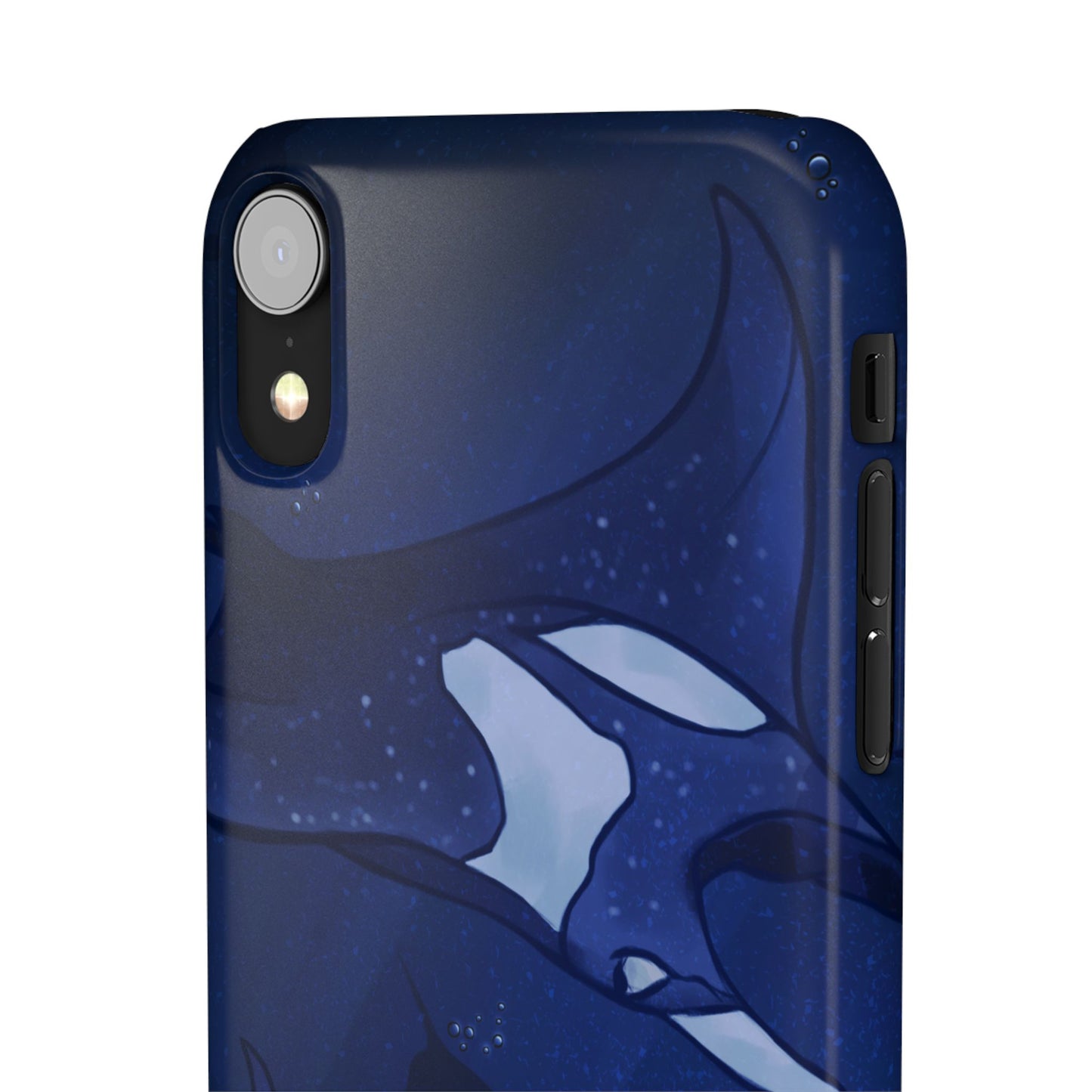 Ocean-Inspired Snap Case | Vibrant Manta Ray design