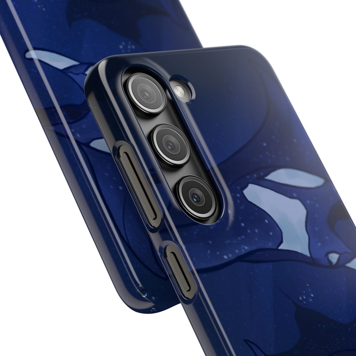 Ocean-Inspired Snap Case | Vibrant Manta Ray design