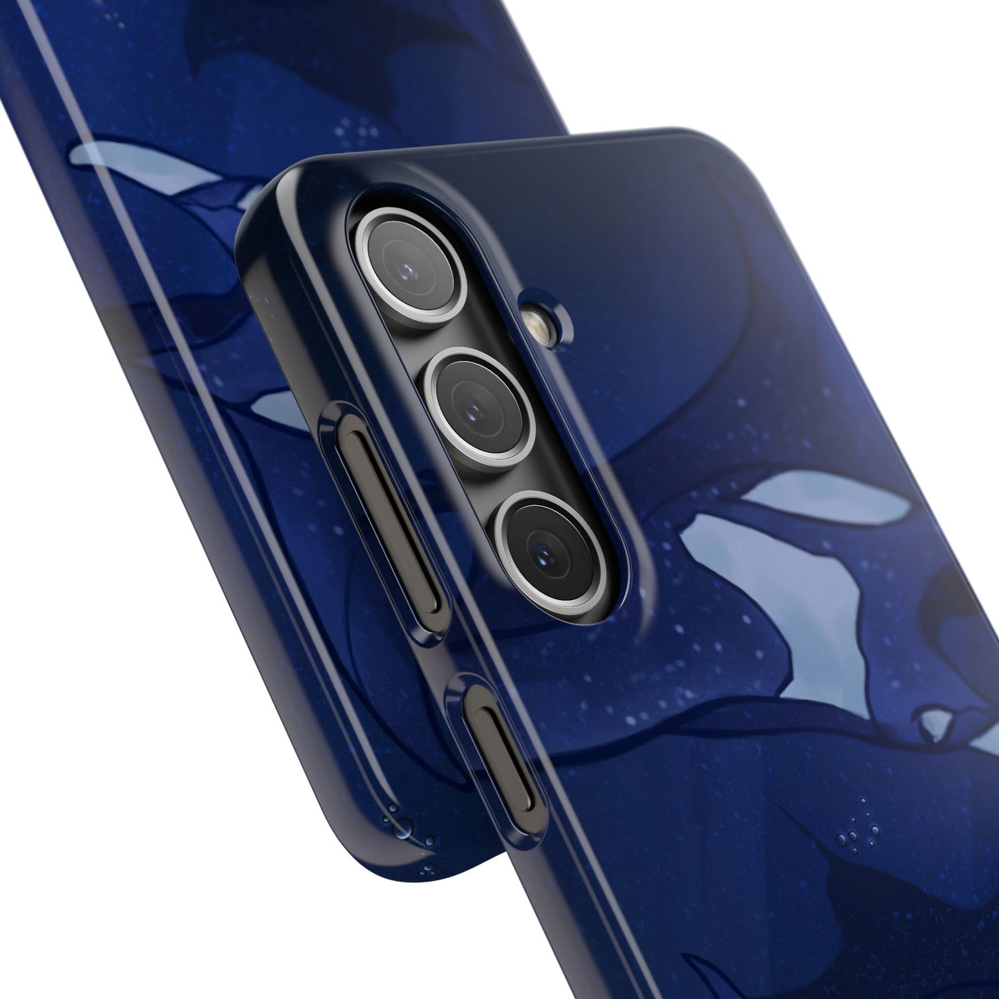 Ocean-Inspired Snap Case | Vibrant Manta Ray design