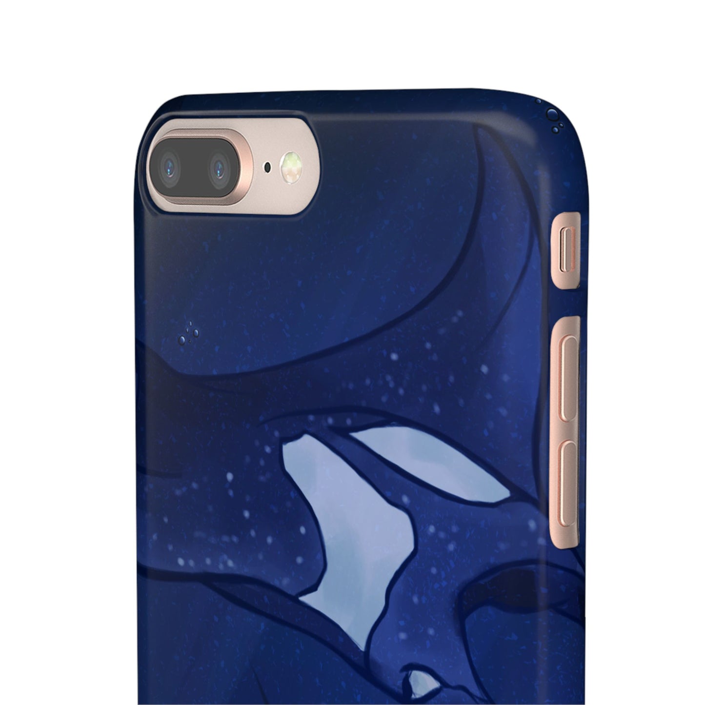 Ocean-Inspired Snap Case | Vibrant Manta Ray design