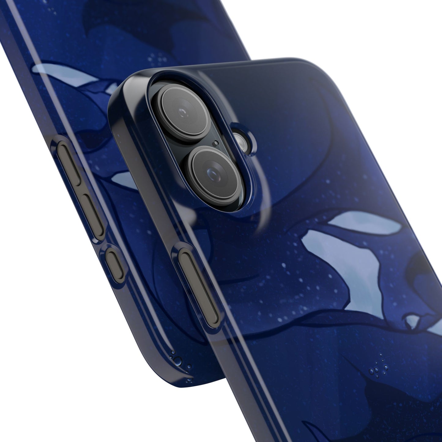 Ocean-Inspired Snap Case | Vibrant Manta Ray design