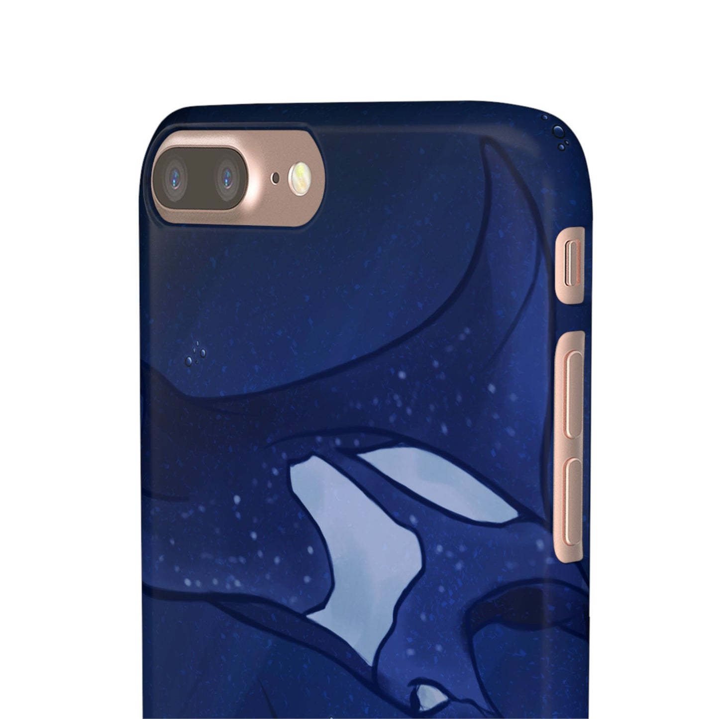 Ocean-Inspired Snap Case | Vibrant Manta Ray design