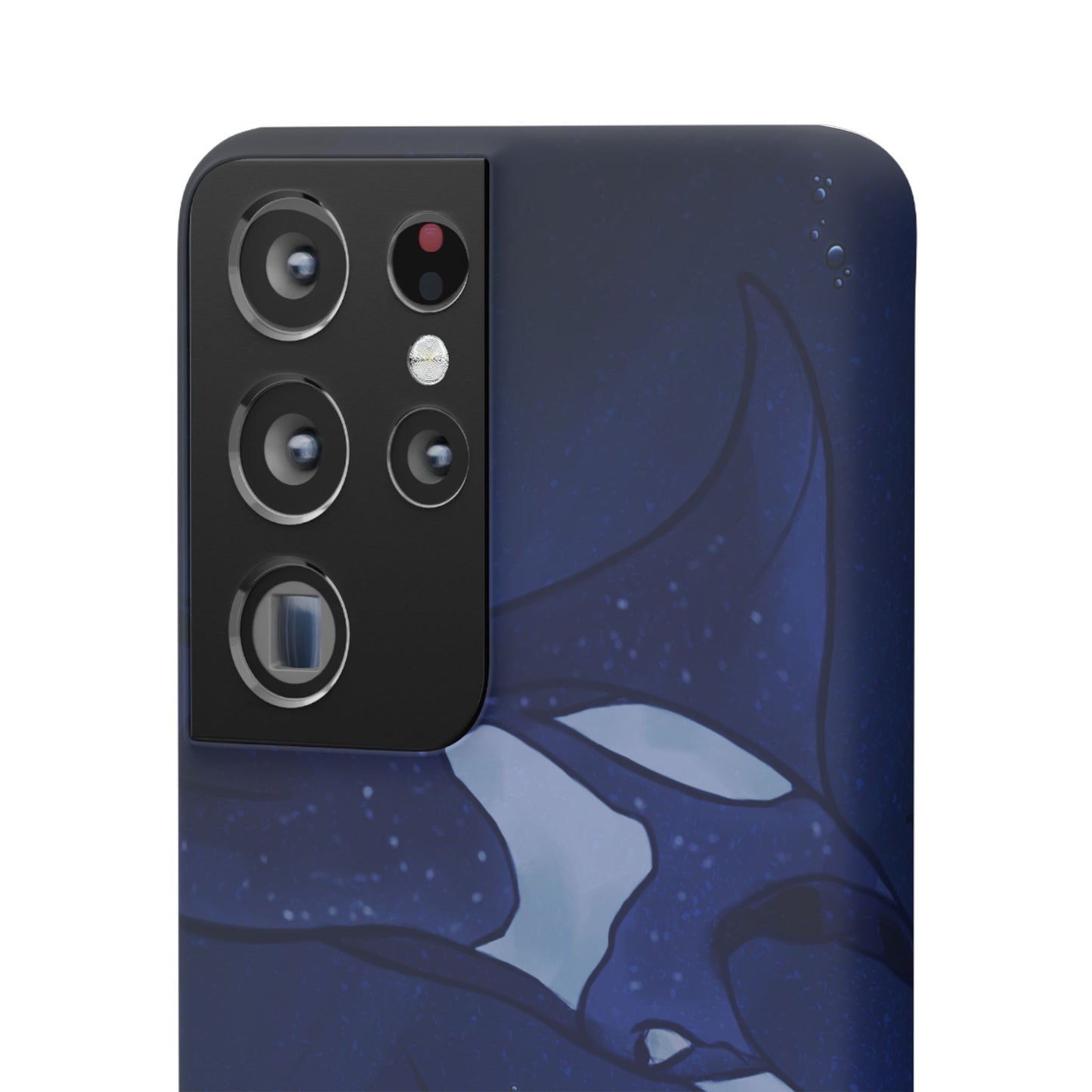Ocean-Inspired Snap Case | Vibrant Manta Ray design