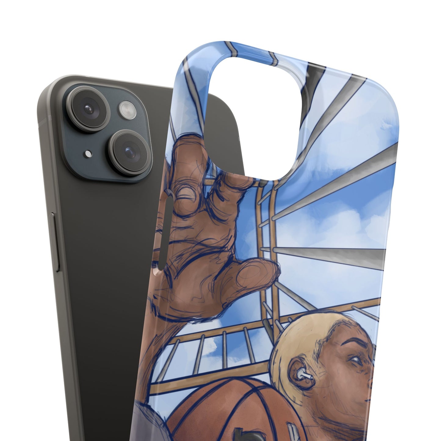 "Courtside Vibes" - natis_art_