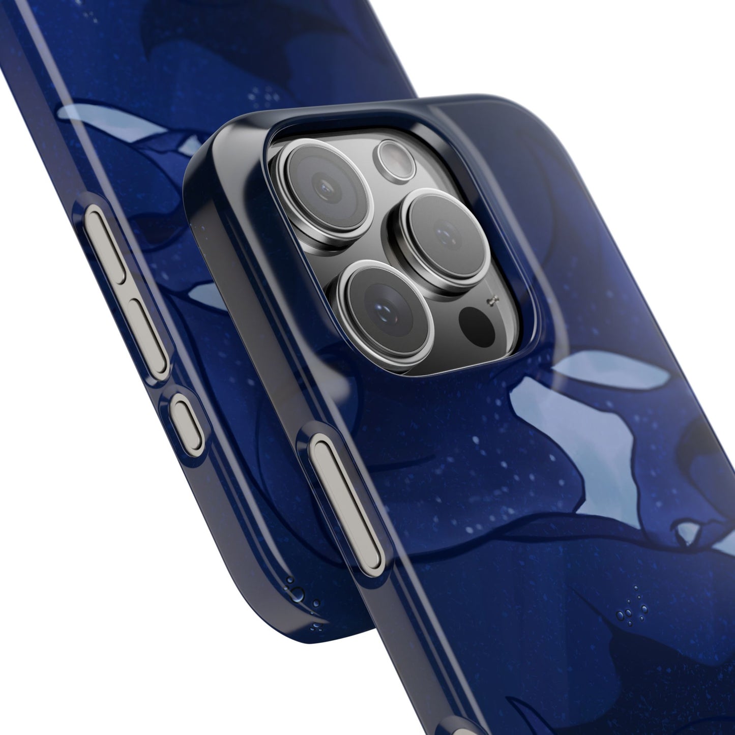 Ocean-Inspired Snap Case | Vibrant Manta Ray design