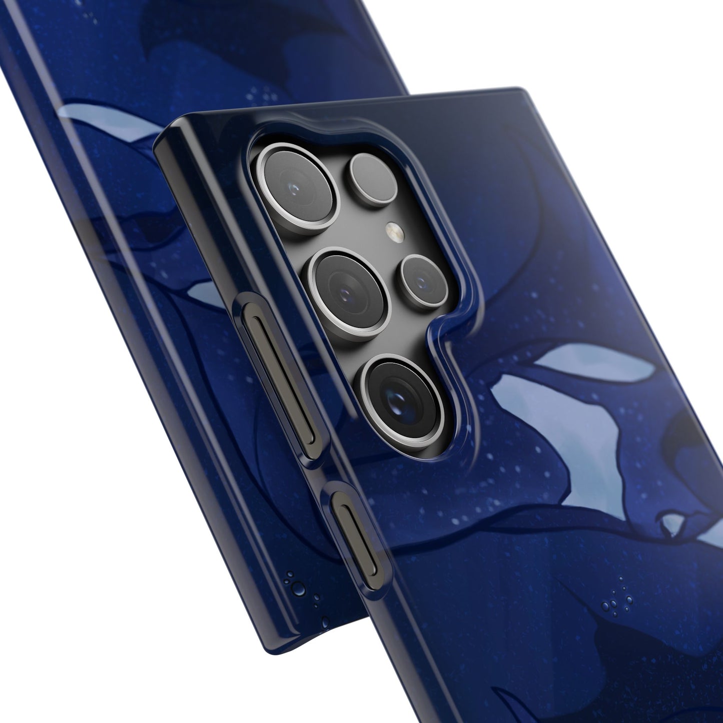 Ocean-Inspired Snap Case | Vibrant Manta Ray design