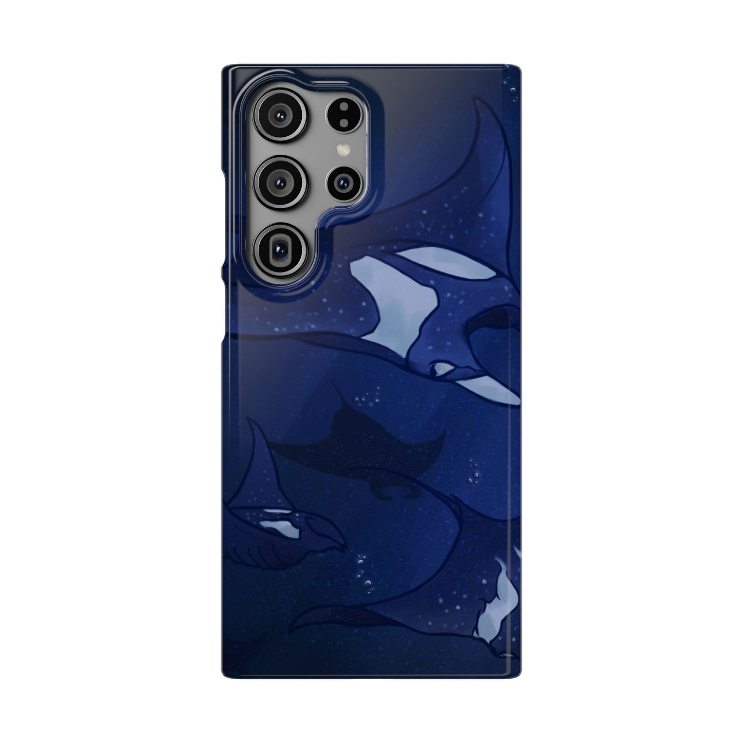 Ocean-Inspired Snap Case | Vibrant Manta Ray design