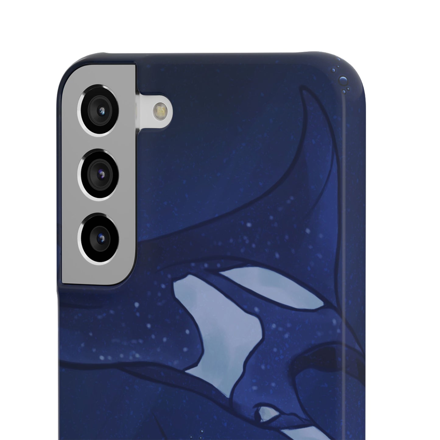 Ocean-Inspired Snap Case | Vibrant Manta Ray design
