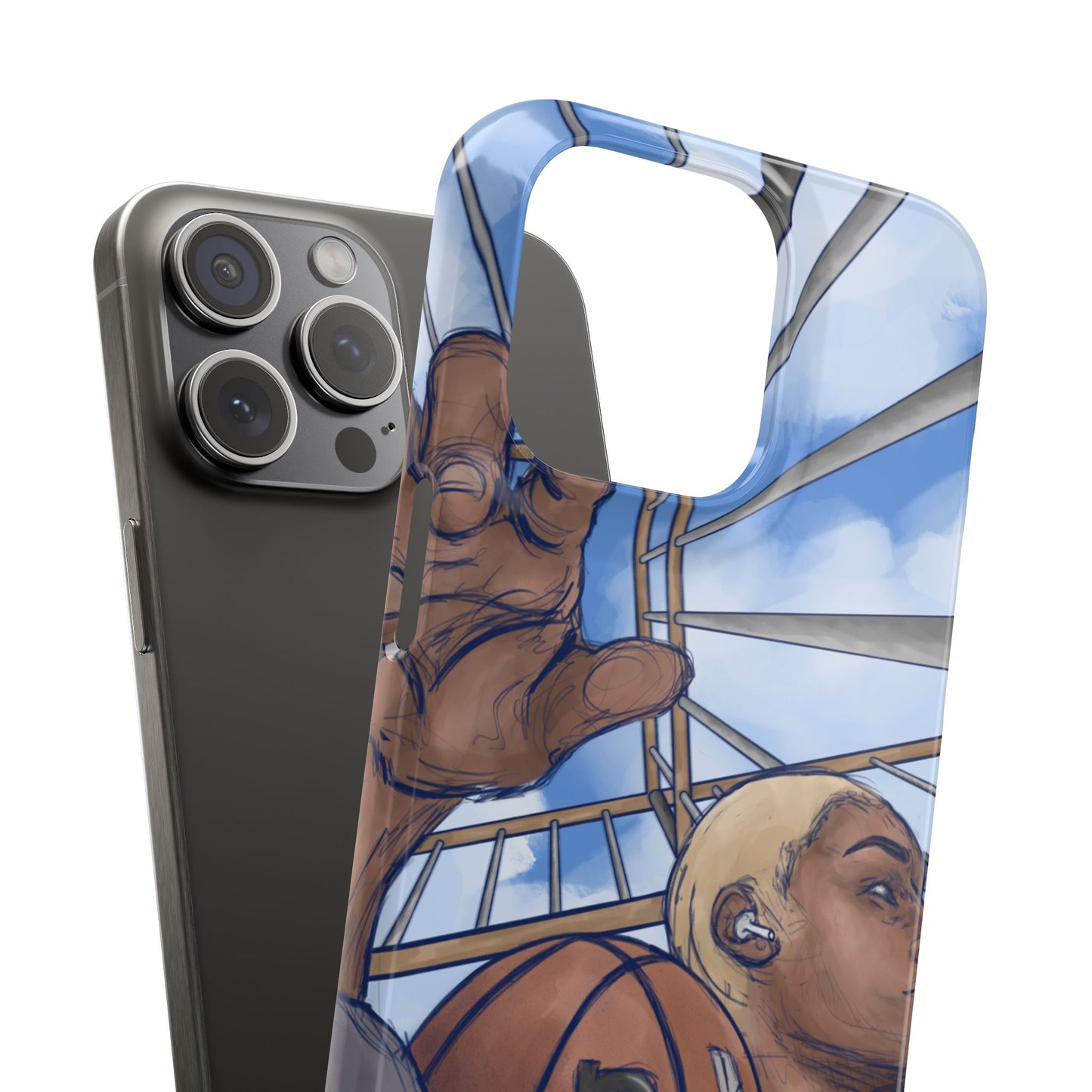 "Courtside Vibes" - natis_art_