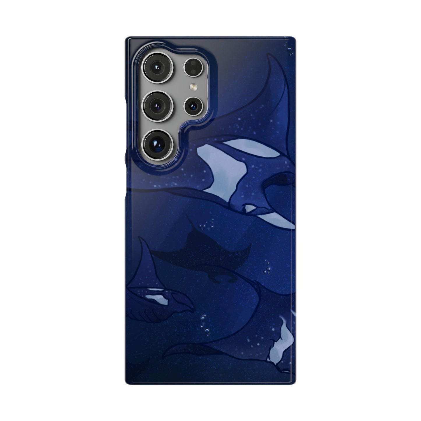 Ocean-Inspired Snap Case | Vibrant Manta Ray design