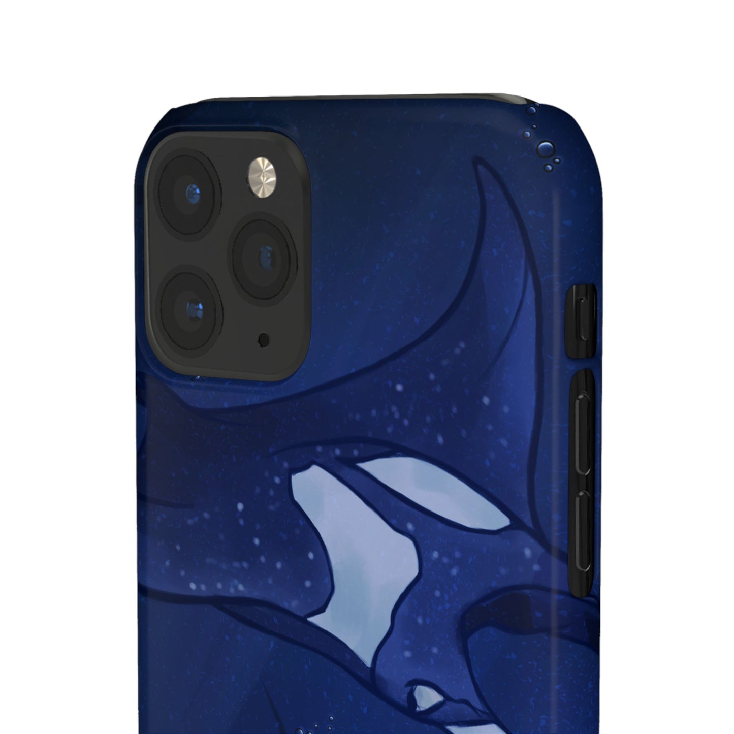 Ocean-Inspired Snap Case | Vibrant Manta Ray design