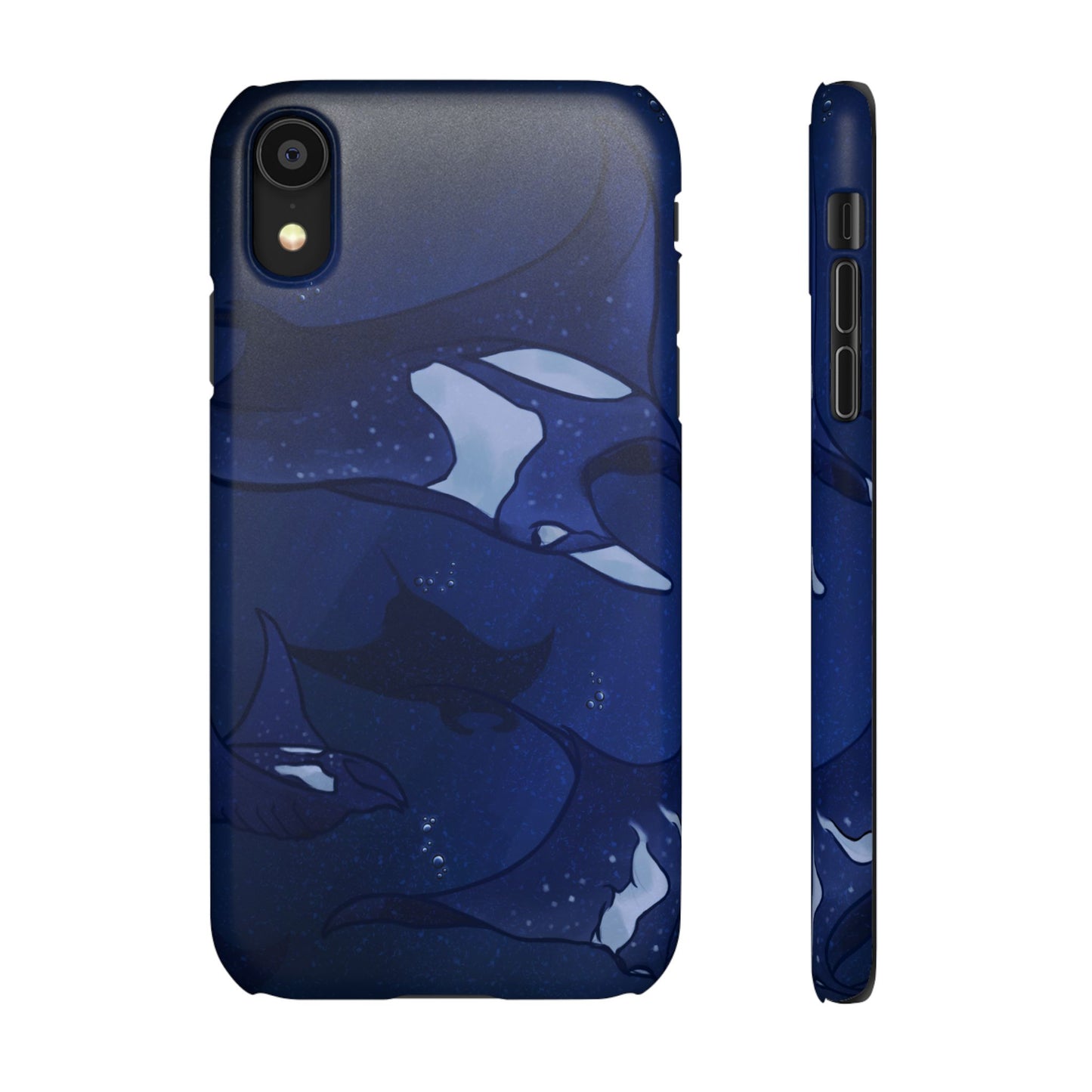 Ocean-Inspired Snap Case | Vibrant Manta Ray design