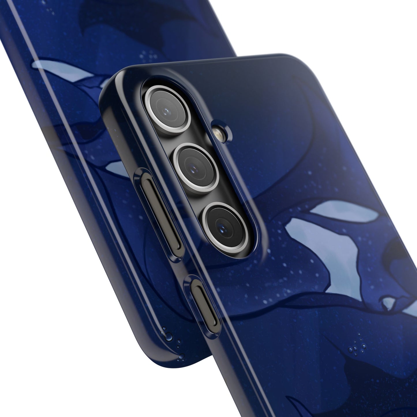 Ocean-Inspired Snap Case | Vibrant Manta Ray design