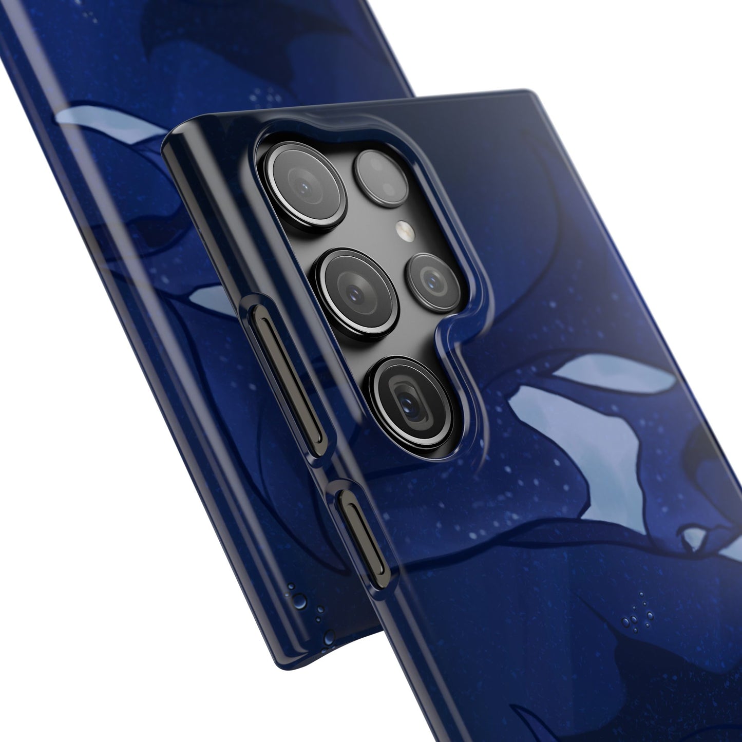 Ocean-Inspired Snap Case | Vibrant Manta Ray design