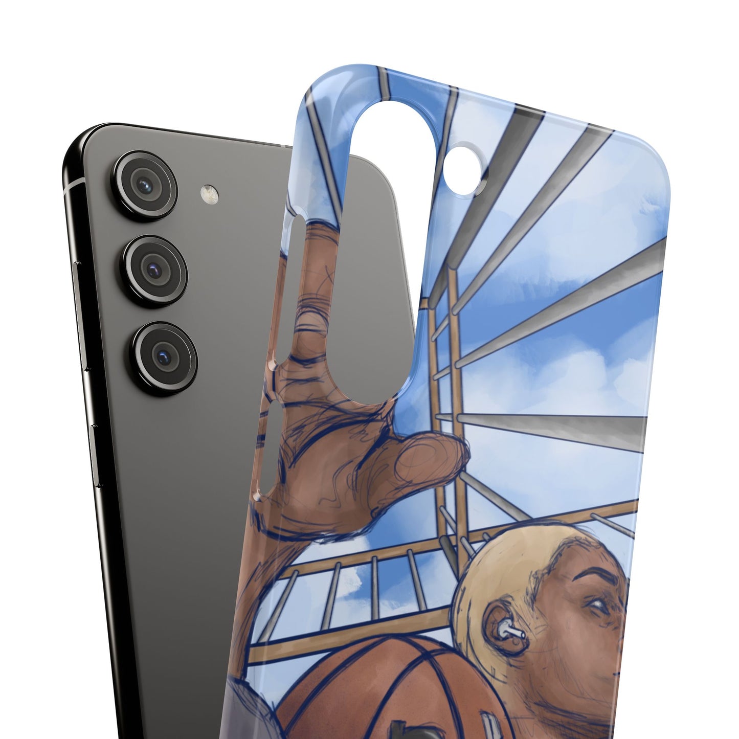 "Courtside Vibes" - natis_art_