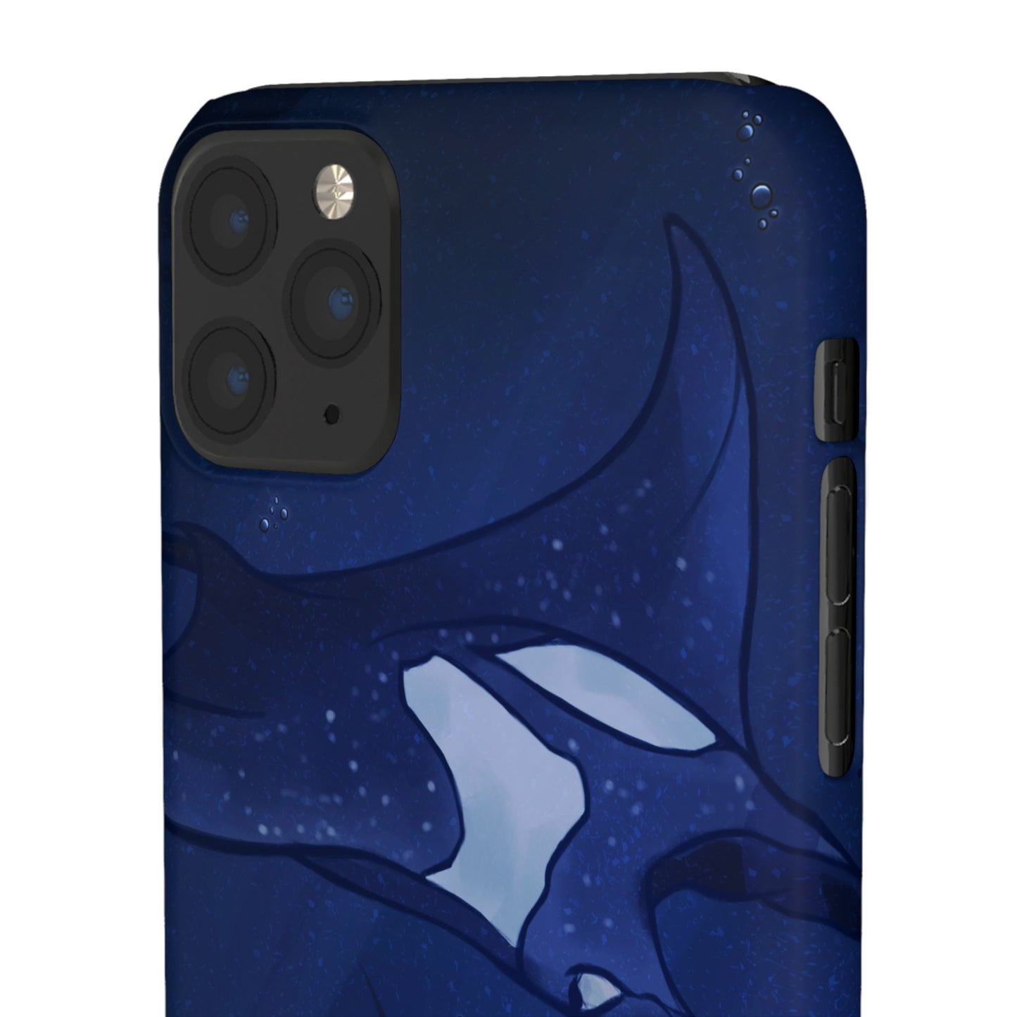 Ocean-Inspired Snap Case | Vibrant Manta Ray design