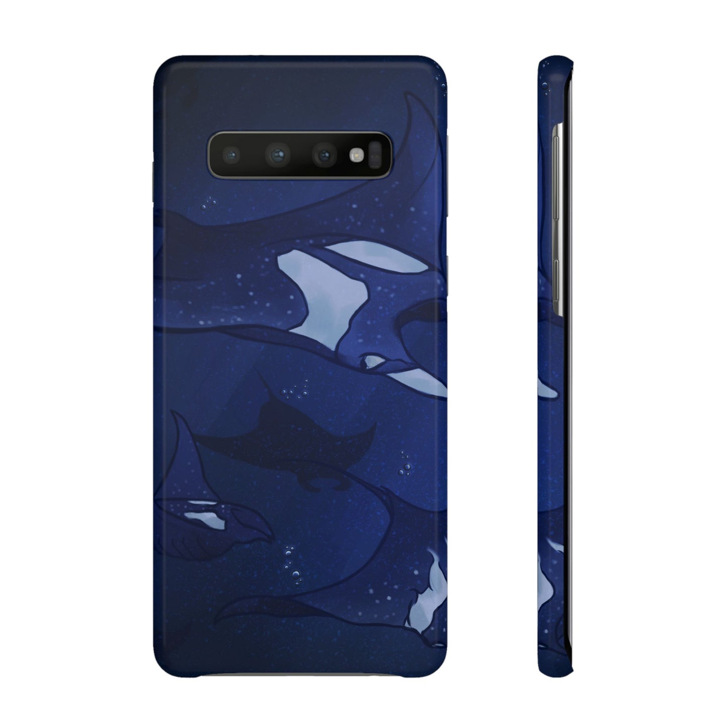 Ocean-Inspired Snap Case | Vibrant Manta Ray design
