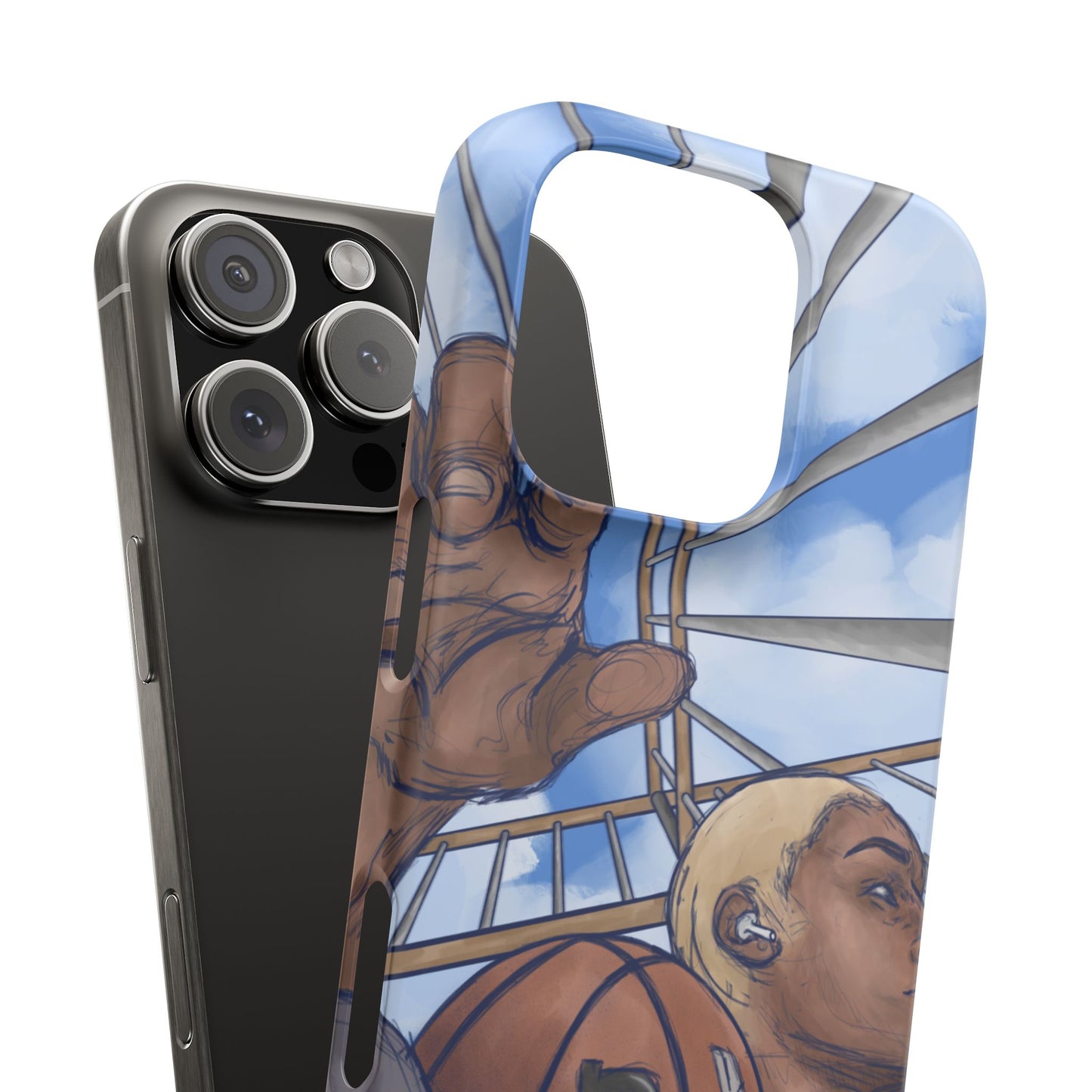 "Courtside Vibes" - natis_art_