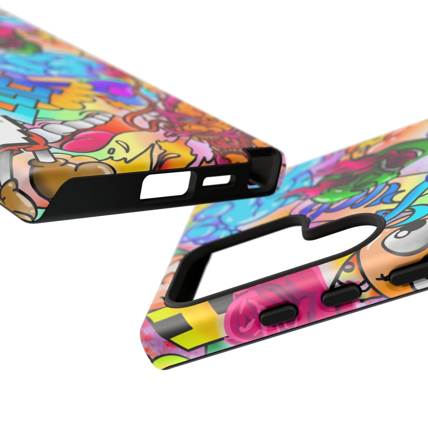 Vibrant Tough Phone Case - Funky Art Design for Gamers & Art Lovers