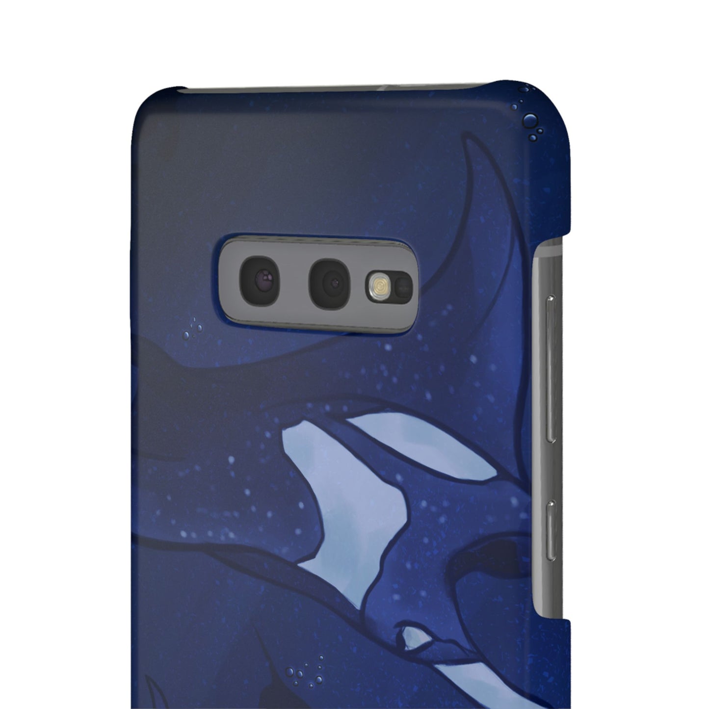 Ocean-Inspired Snap Case | Vibrant Manta Ray design