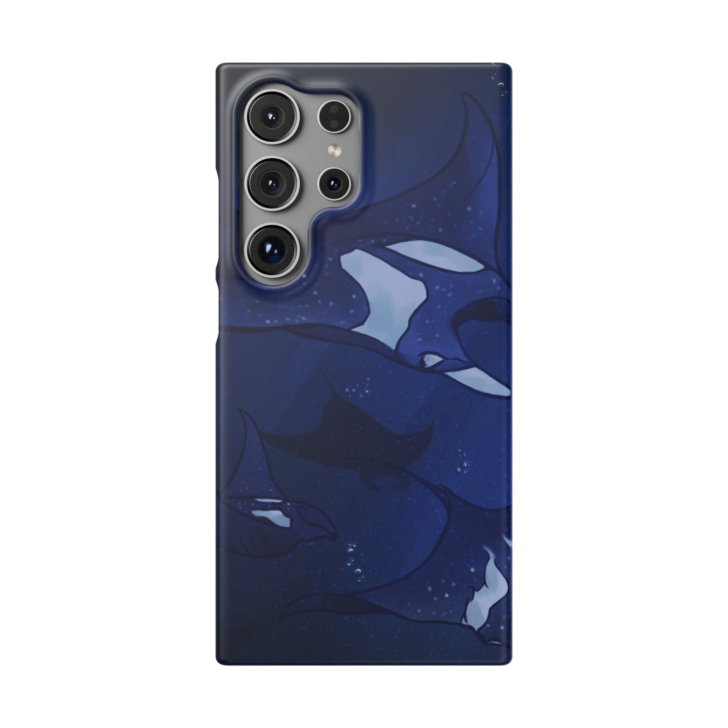 Ocean-Inspired Snap Case | Vibrant Manta Ray design